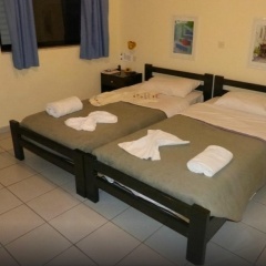 Отель Kaissa Beach Греция, Гувес - 1 отзыв об отеле, цены и фото номеров - забронировать отель Kaissa Beach онлайн комната для гостей фото 5