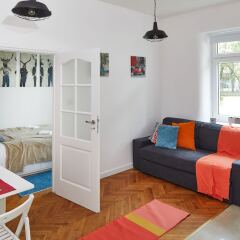 Отель Lazienki Krolewskie Apartment Польша, Варшава - отзывы, цены и фото номеров - забронировать отель Lazienki Krolewskie Apartment онлайн комната для гостей фото 4