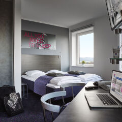 Отель CABINN Vejle Hotel Дания, Вайле - 1 отзыв об отеле, цены и фото номеров - забронировать отель CABINN Vejle Hotel онлайн комната для гостей