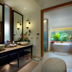 Отель Santiburi Koh Samui, The Leading Hotels of the World Таиланд, Самуи - 3 отзыва об отеле, цены и фото номеров - забронировать отель Santiburi Koh Samui, The Leading Hotels of the World онлайн ванная фото 2