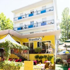 Hotel Brasilia Римини бассейн