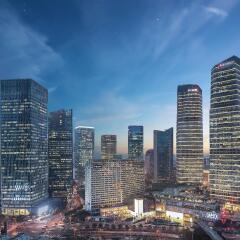 Отель ifc residence Китай, Шанхай - отзывы, цены и фото номеров - забронировать отель ifc residence онлайн комната для гостей фото 5