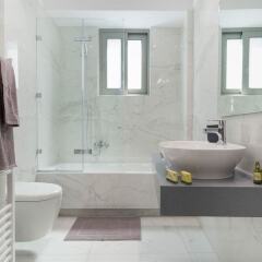 Отель Petal Apartments Греция, Афины - отзывы, цены и фото номеров - забронировать отель Petal Apartments онлайн ванная фото 2
