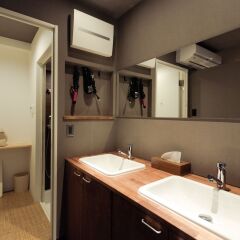 Hakata Minoshima Hostel FUTAGI Хаката ванная