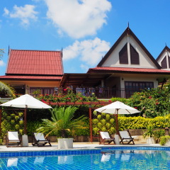 Отель Baan Kantiang See Panorama Villa Resort Ланта бассейн
