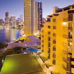Апартаменты Oakwood Hotel & Apartments Brisbane Австралия, Брисбен - отзывы, цены и фото номеров - забронировать отель Oakwood Hotel & Apartments Brisbane онлайн балкон
