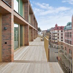 Отель Avenyn - Företagsbostäder Швеция, Гётеборг - отзывы, цены и фото номеров - забронировать отель Avenyn - Företagsbostäder онлайн балкон