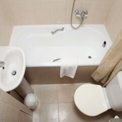 Гостиница Премьер Отель Русь Украина, Киев - 9 отзывов об отеле, цены и фото номеров - забронировать гостиницу Премьер Отель Русь онлайн ванная