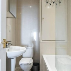 Отель 2 Bedroom Flat With Stunning Sea View ванная