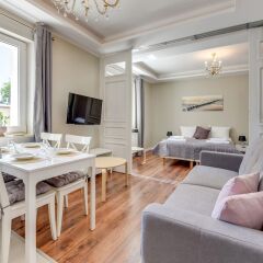 Апартаменты Lion Apartments -Costa Brava Studio комната для гостей фото 3