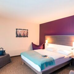 Отель Mercure Hotel Muenchen Neuperlach Sued Германия, Мюнхен - 9 отзывов об отеле, цены и фото номеров - забронировать отель Mercure Hotel Muenchen Neuperlach Sued онлайн комната для гостей фото 4