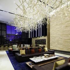 Отель Hilton Mexico City Santa Fe Мексика, Мехико - отзывы, цены и фото номеров - забронировать отель Hilton Mexico City Santa Fe онлайн интерьер отеля фото 3