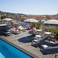Отель Best Western Plus Cannes Riviera Hotel & Spa Франция, Канны - 1 отзыв об отеле, цены и фото номеров - забронировать отель Best Western Plus Cannes Riviera Hotel & Spa онлайн бассейн фото 2