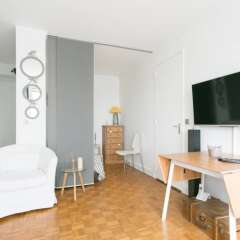 Апартаменты 1 Bedroom Apartment Paris Montparnasse комната для гостей фото 2