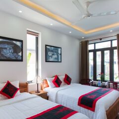 Отель An Bang Beach Dolphin Homestay Hoi An комната для гостей фото 4