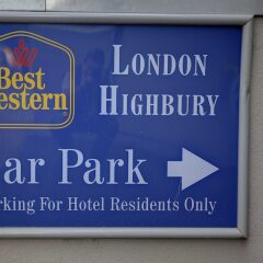 Отель Best Western London Highbury ванная