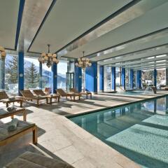 Отель Carlton Hotel St Moritz Швейцария, Ингейдин - отзывы, цены и фото номеров - забронировать отель Carlton Hotel St Moritz онлайн бассейн фото 2