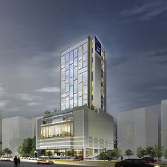 Отель Pullman Dresden Newa городской автобус