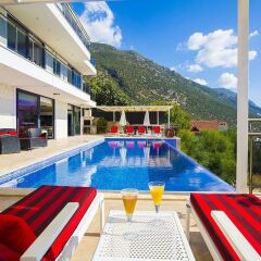 Villa Merak Турция, Калкан - отзывы, цены и фото номеров - забронировать отель Villa Merak онлайн бассейн фото 2