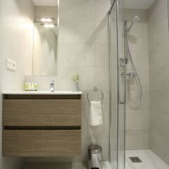 Отель Amara Suite Apartment Испания, Сан-Себастьян - отзывы, цены и фото номеров - забронировать отель Amara Suite Apartment онлайн ванная