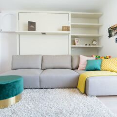 Отель Vienna Residence Stylish apartment with terrace and air conditioning n Австрия, Вена - отзывы, цены и фото номеров - забронировать отель Vienna Residence Stylish apartment with terrace and air conditioning n онлайн комната для гостей фото 5