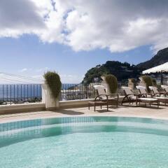 Отель Capri Tiberio Palace Капри бассейн фото 2