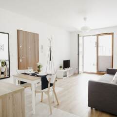 Апартаменты Prudentia Apartments Szaserow Варшава комната для гостей