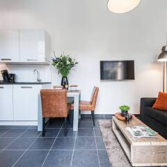 Апартаменты Plantage Garden Apartments комната для гостей