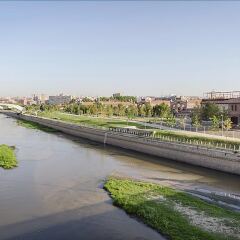 Отель Madrid Rio Мадрид приотельная территория