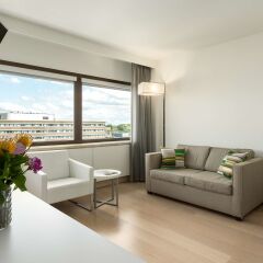 Отель NH Amsterdam Zuid Hotel Нидерланды, Амстердам - 2 отзыва об отеле, цены и фото номеров - забронировать отель NH Amsterdam Zuid Hotel онлайн комната для гостей фото 3