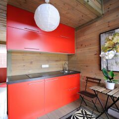 Гостиница Wood House в номере