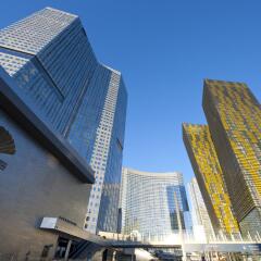 Отель Waldorf Astoria Las Vegas вид на фасад