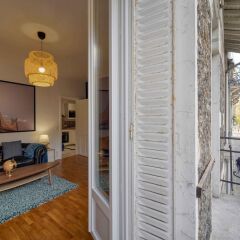 Апартаменты Apartment With 2 Bedrooms in Boulogne-billancourt, With Furnished Terrace and Wifi Булонь-Бийанкур балкон
