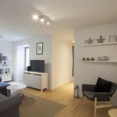 Апартаменты Liiiving in Porto Downtown Terrace Apartment комната для гостей фото 5
