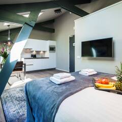 Отель Yays Oostenburgergracht Concierged Boutique Apartments Нидерланды, Амстердам - отзывы, цены и фото номеров - забронировать отель Yays Oostenburgergracht Concierged Boutique Apartments онлайн комната для гостей