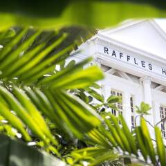 Отель Raffles Singapore вид на фасад фото 2