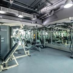 Апартаменты Peaks Apartments Dubai Marina фитнесс-зал фото 4