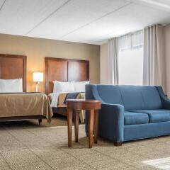 Отель Comfort Inn The Pointe США, Ниагара-Фолс - отзывы, цены и фото номеров - забронировать отель Comfort Inn The Pointe онлайн комната для гостей фото 5