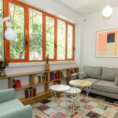 Отель Hip, Tech Top Floor Apt, w/ Private Terrace Мехико развлечения