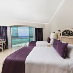 Отель Sandos Cancun Lifestyle Resort All Inclusive Мексика, Канкун - 9 отзывов об отеле, цены и фото номеров - забронировать отель Sandos Cancun Lifestyle Resort All Inclusive онлайн комната для гостей фото 5