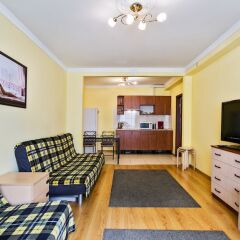 Отель Maxrealty24 Khoroshovskoe Shosse Deluxe Москва комната для гостей фото 4