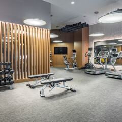 Отель Global Luxury Suites at Woodmont Triangle South США, Бетесда - отзывы, цены и фото номеров - забронировать отель Global Luxury Suites at Woodmont Triangle South онлайн фитнесс-зал фото 3