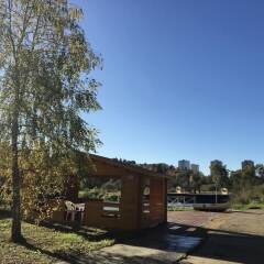 Отель Ok-Reka - campsite Звенигород приотельная территория