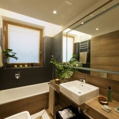 Отель Starhotels Echo Италия, Милан - 1 отзыв об отеле, цены и фото номеров - забронировать отель Starhotels Echo онлайн ванная фото 2