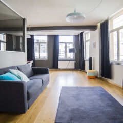 Отель Smartflats Design - Monnaie Бельгия, Брюссель - отзывы, цены и фото номеров - забронировать отель Smartflats Design - Monnaie онлайн комната для гостей фото 2