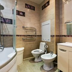 Гостиница GM Apartment Novokuznetskaya 43-16 в Москве отзывы, цены и фото номеров - забронировать гостиницу GM Apartment Novokuznetskaya 43-16 онлайн Москва ванная фото 2
