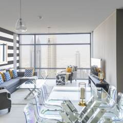 Апартаменты Dream Inn Dubai Apartments - Index Tower фитнесс-зал