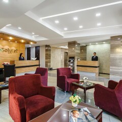 Отель Solutel Hotel Кыргызстан, Бишкек - 1 отзыв об отеле, цены и фото номеров - забронировать отель Solutel Hotel онлайн интерьер отеля фото 3