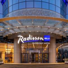 Radisson Blu Olympiyskiy Hotel вид на фасад фото 3