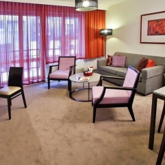 Отель Adina Apartment Hotel Budapest Венгрия, Будапешт - 3 отзыва об отеле, цены и фото номеров - забронировать отель Adina Apartment Hotel Budapest онлайн комната для гостей фото 4